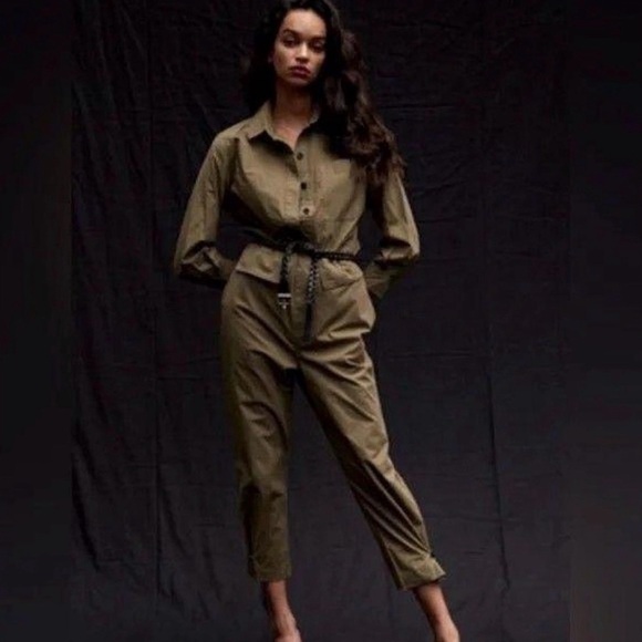 Thakoon Pants - Thakoon Green Jumpsuit